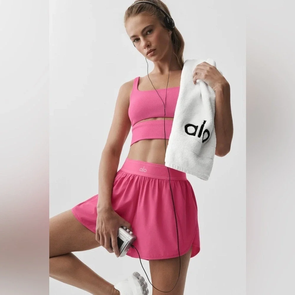 Alo Yoga Match Point Short Paradise Pink M